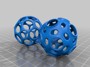 icosahedron vonoroi 3d print model - Mito3D