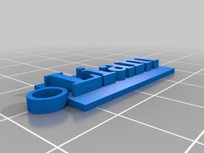 liam keychain 3d print model - Mito3D