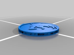 witcher madalyonu netflix serisi pislik rivia madalyon kurt 3d print model - Mito3D