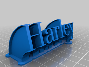 harley kundengebundene 3d print model - Mito3D