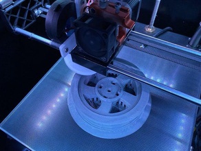 baby stroller wheel 3d print model - Mito3D
