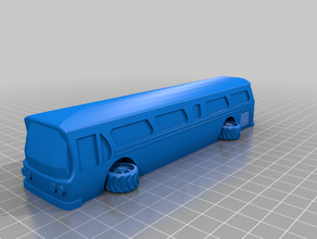 novo olhar-ish autocarro versão curta 3d print model - Mito3D