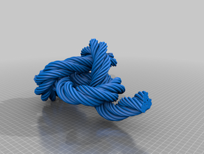 sheet bend knot rope ropework 3d print model - Mito3D
