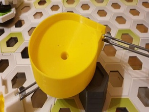 trichter - gravitrax kompatibel embudo kugel kugelbahn de mármol 3d print model - Mito3D