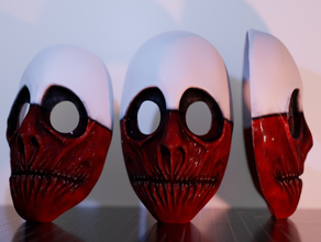 payday 2 wolf ' s mask - Zubehör cosplay prop Kostüm Gesicht halloween Maske Zahltag video-Spiel video-Spiele tragbar 3d print model - Mito3D