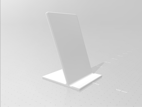 telefono semplice stand pla 3d print model - Mito3D
