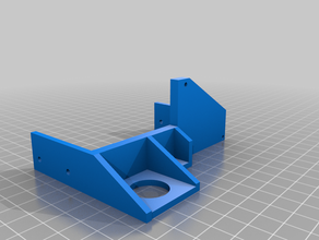 adimlab gantry extruder shroud cooler gopro organizer part print 3d print model - Mito3D
