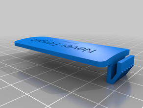 sharp aquos remote couvercle de la batterie - gb244wjsa 3d print model - Mito3D