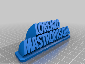 lorenzo customized 3d print model - Mito3D