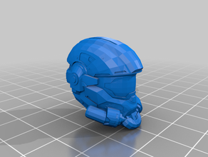 halo reach hazop helmet re-breather videogame video game games 3d print model - Mito3D