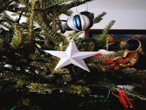 estrella rbol navidad arbol de noël les fêtes décoration ornement arbre étoiles 3d print model - Mito3D