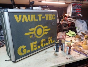 vault-tec-logo Schablone fallout spray-Farbe auf der vault-tec 3d print model - Mito3D