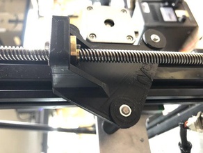 cr10 x axis brackets direct drive linear rails improved rigidity bracket creality 3d print model - Mito3D
