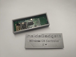 inalámbrica gameboy controlador - nes & snes rx caso 3d print model - Mito3D