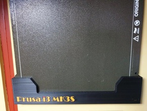 prusa i3 build plate holder buildplate 3d print model - Mito3D