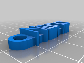 nano personnalisé 3d print model - Mito3D