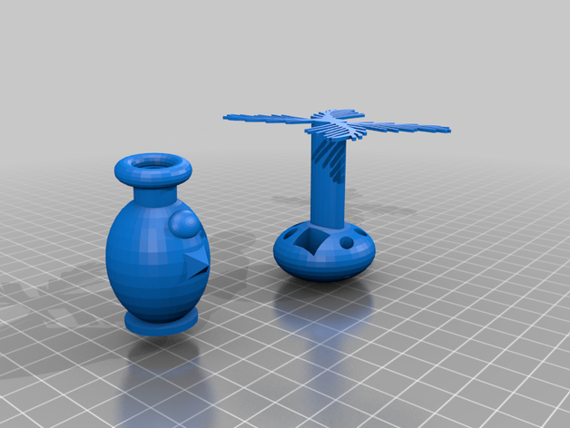 esempio di vaso scrivania accessorio 3D print model - Mito3D