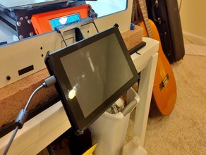 printed solid prusa enclosure amazon fire 7 tablet mount i3 3d print model - Mito3D
