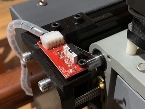 cnc 1610 endstop zinciri düzeltme düğmesi urgence kablo kable acil durdurma homing güvenlik 3d print model - Mito3D