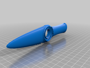 subnautica survival knife dagger1 blade cosplay prop weapon dagger 3d print model - Mito3D