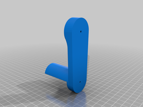 support de barre rideau 3d print model - Mito3D