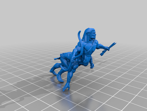 mantaur centaur man-taur 3d print model - Mito3D