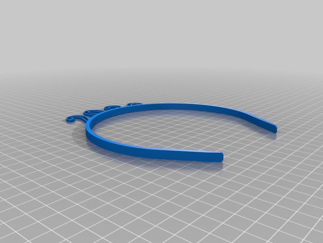 2020 - headband hairband fashion 3D print model - Mito3D
