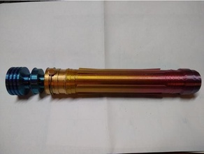 jedi master leia organa solo's lightsaber 3d print model - Mito3D