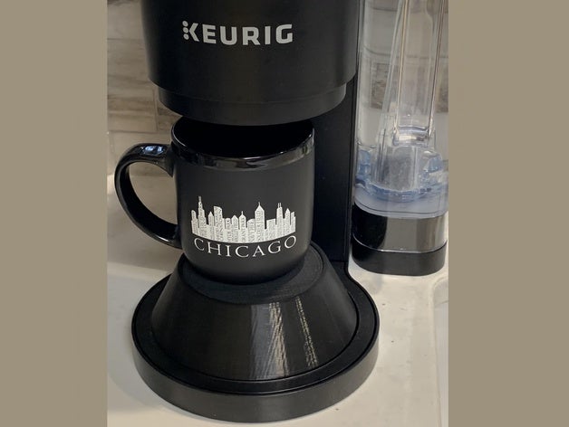 keurig k-duo plus pedestal do riser 3D print model - Mito3D