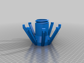garrafa árvore de secagem uma peça base 3d print model - Mito3D