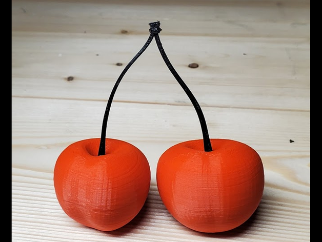 les cerises la cerise de fruits 3D print model - Mito3D