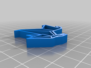 mi personalizados origami de cabra personalizado 3d print model - Mito3D
