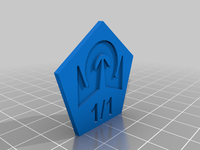 1 mtg innistrad göstergesi 3d print model - Mito3D