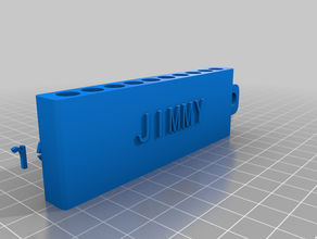my customized golf tee carrier 3d print model - Mito3D