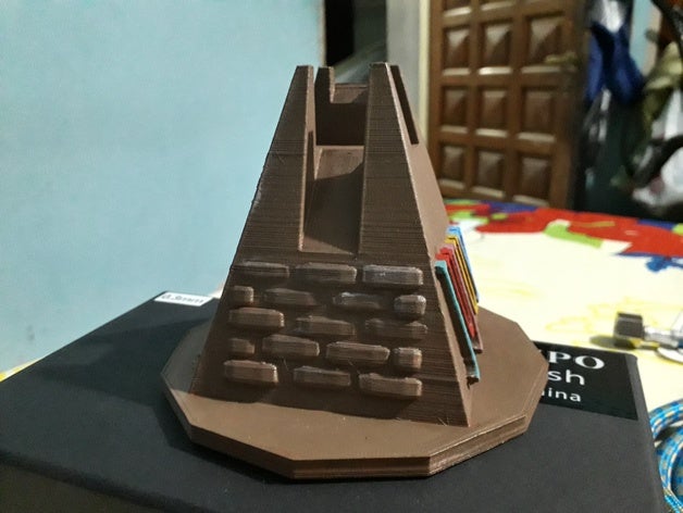 aerograph soporte de apoyo pie 3D print model - Mito3D