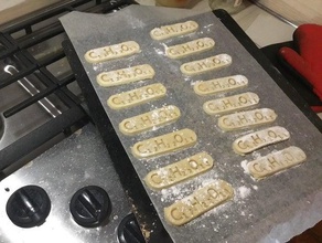 zucchero cookie cutter saccarosio la cottura in forno bakingcookies strumenti di cookiecutter cibo cucina kitchenaid utensile da scienza biscotti 3d print model - Mito3D