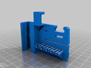 tool holder integrated slot cover 3d print model - Mito3D