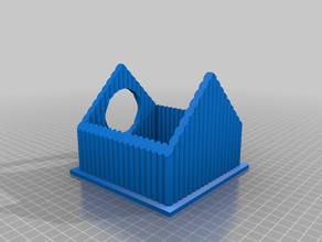 vertical de registo casa passarinho 3d print model - Mito3D