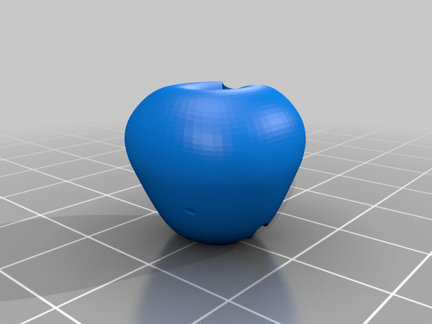 apple 3D print model - Mito3D
