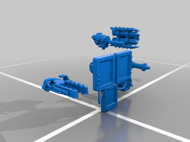 sci-fi gratuito gubbins - 40k scifi warhammer 3D print model - Mito3D