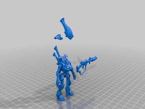 wraith guard pack 40k aeldari eldar warhammer wraithguard 3d print model - Mito3D