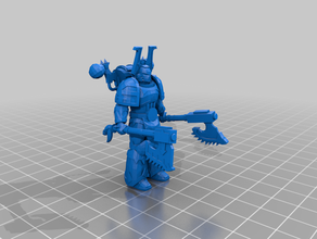 khorne bezerkers 40k caos khorn 3d print model - Mito3D