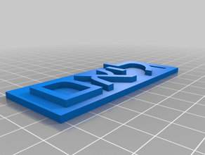 borsa tag di nome liam su misura 3d print model - Mito3D