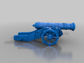 corsaro warmachines aos cannon impero malta whfb 3d print model - Mito3D