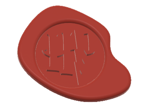 sceau de harry potter baguette magique boite cadeaux lettre 3d print model - Mito3D