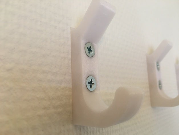 hook appendiabiti attaccapanni gancio porta knage manopola peg asciugamano a parete 3D print model - Mito3D