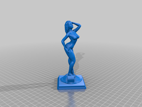 treasure chest woman nsfw nude female 3d print model - Mito3D