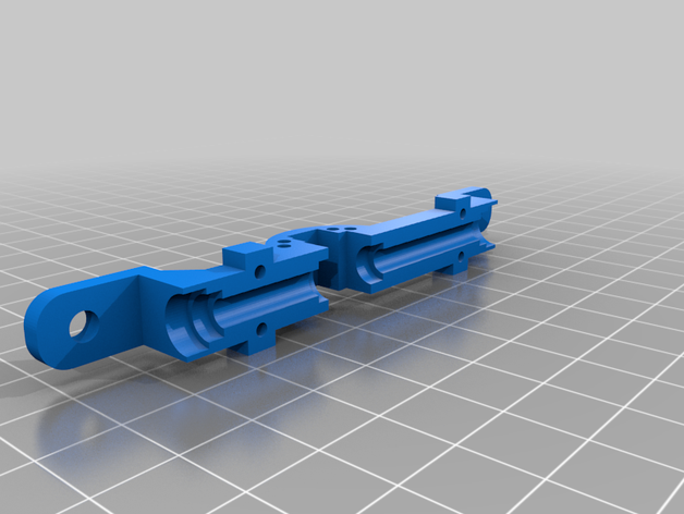 wpl-c24 diferential servo mount 3D print model - Mito3D