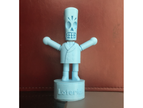 manny calavera push puppet grim fandango 3d print model - Mito3D