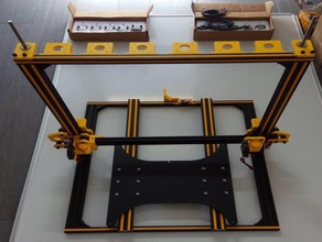 black ' N 'yellow 400x400 cr-10 cr10s creality dual-extruder dual-extrusion hotend mmu multi-Farbe multicolor thc-01 3d print model - Mito3D